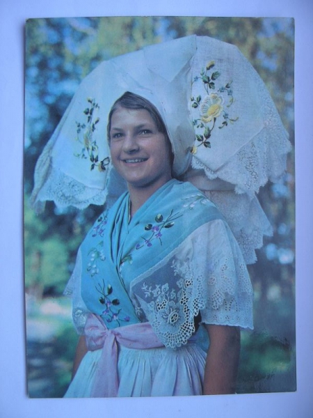 Niedersorbische Festtracht, DDR 1972, #168