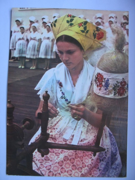 Niedersorbische Festtracht, DDR 1972, #172