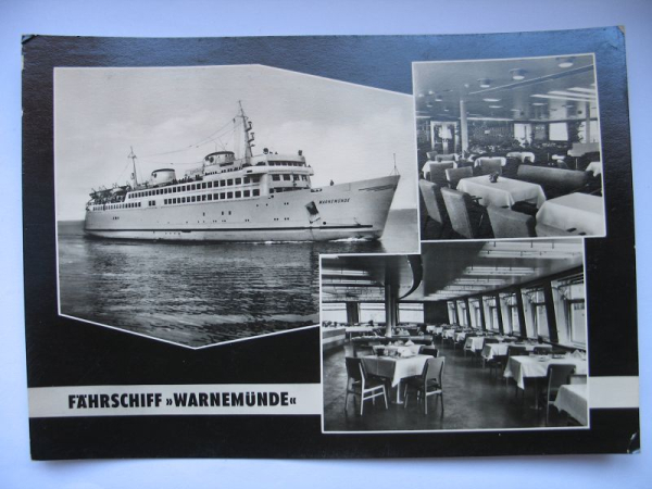 Fährschiff Warnemünde, DDR 1963, #195