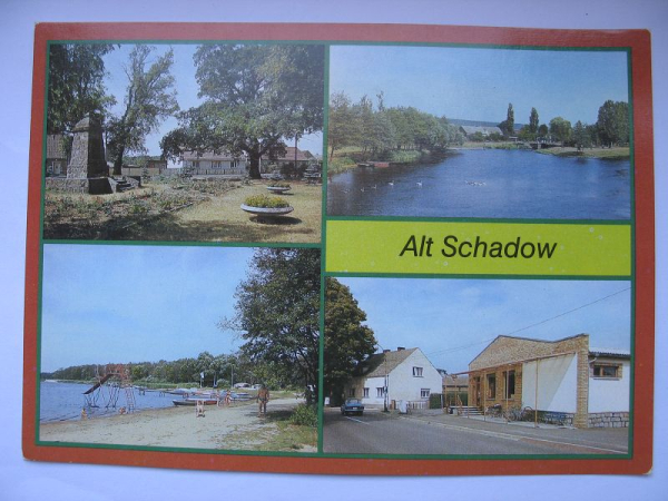 Alt Schadow, Stary Skodow, Konsum etc., DDR 1989, #218
