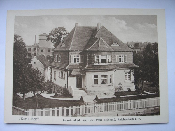 Reichenbach Vogtland, Karls Eck, Paul Reinhold, um 1930, #228