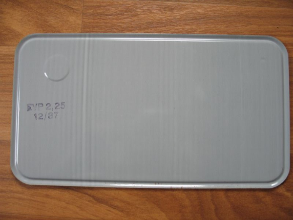 Kennzeichentafel, Nummernschild, DDR, Blanko, Rohling, #1