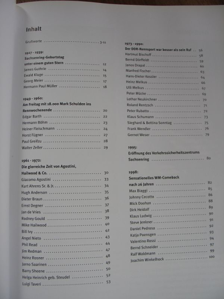 80 Jahre Sachsenring 1927-2007, Idole von Agostini bis Zeller, 2007