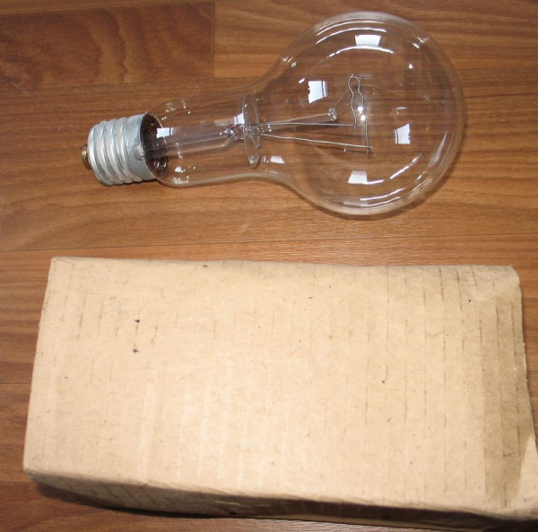 Glühlampe, ROMLUX, für Fabriklampe, Baustrahler, E40, unbenutzt