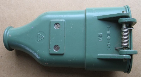 Steckdose/ Stecker  380 Volt, Kraftstrom, Grimma DDR, unbenutzt, #5