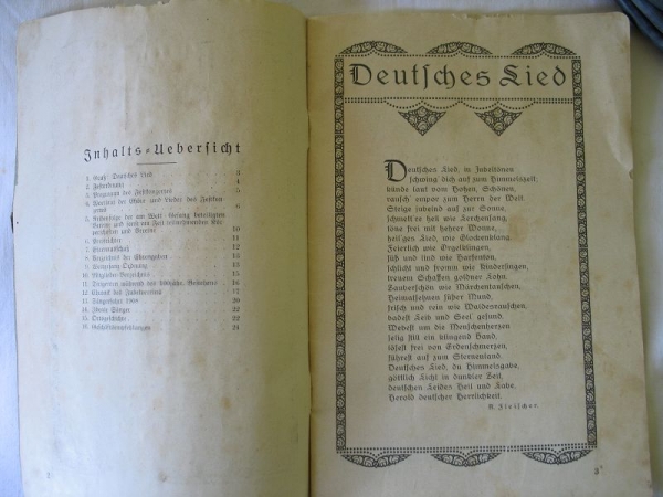 Festschrift Männergesangverein Langenwetzendorf, 1925