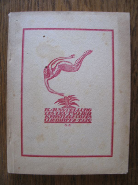 15. Ausstellung des Deutschen Künstlerbundes Chemnitz 1920, Katalog