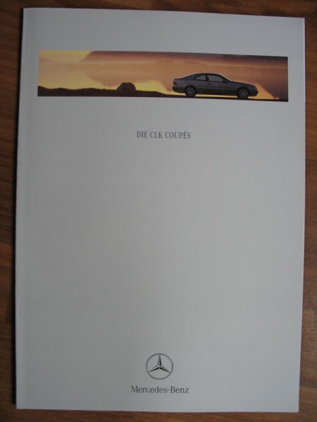 Die CLK- Coupes, Mercedes-Benz,  CLK 200, CLK 230 Kompressor, CLK 320, CLK 430, Baureihe C208, Prospekt von 1999, #2