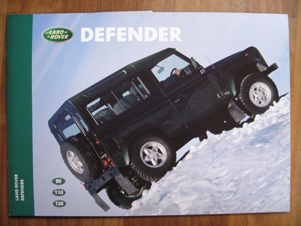 Landrover Defender, 90, 110, 130, Prospekt von 1999, #53