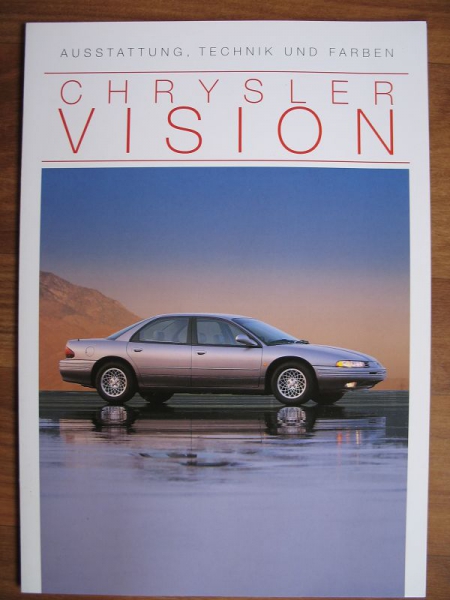 Chrysler Vision, Ausstattung, Technik, Farben, Prospekt 1995, #158