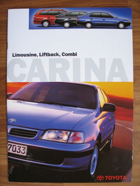 Toyota Carina, Prospekt von 1996, #139