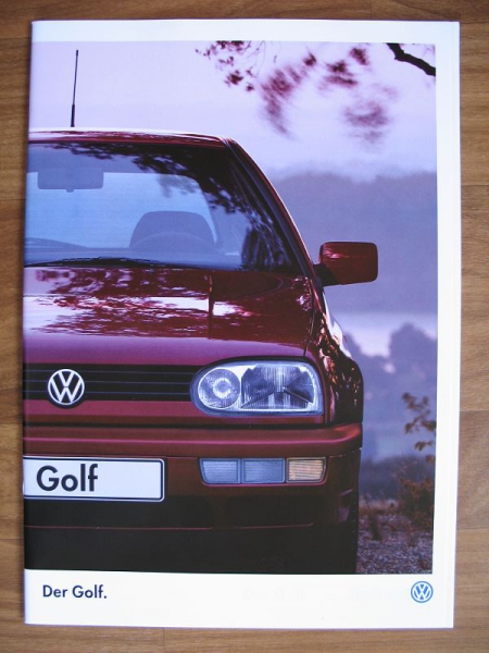 Der Golf, VW, Prospekt von 1996