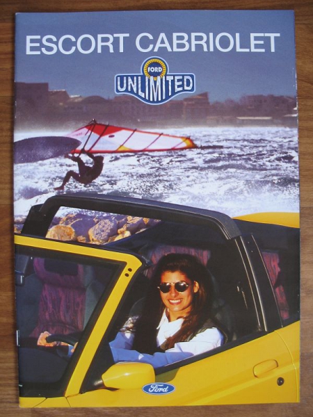 Ford Escort Cabriolet Unlimited, Prospekt von 1996, #108