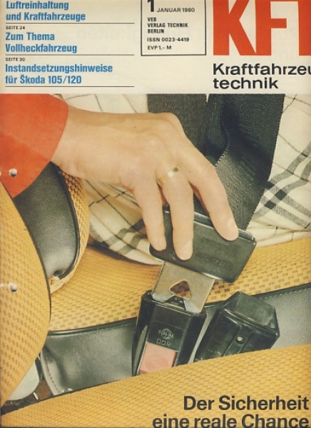 KFT Heft 1/ 1980, Trabant, Porsche 924 und 928