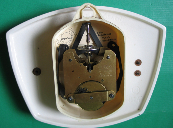 Küchenuhr Dugena Schwebegang, 60er Jahre