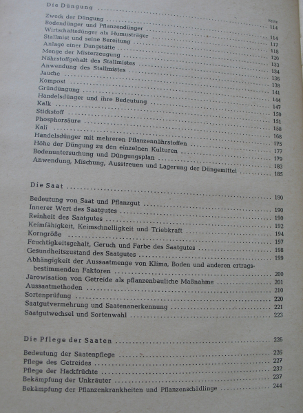 Acker- und Pflanzenbau, Walter Kiel, DDR 1954