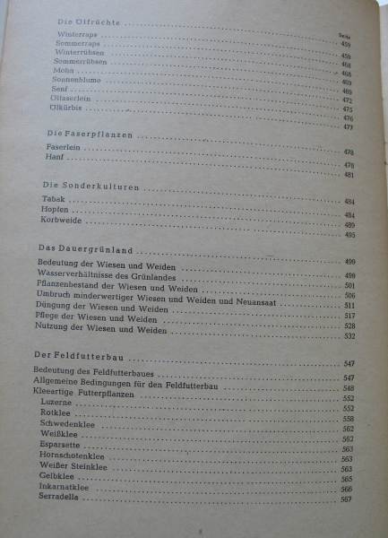 Acker- und Pflanzenbau, Walter Kiel, DDR 1954