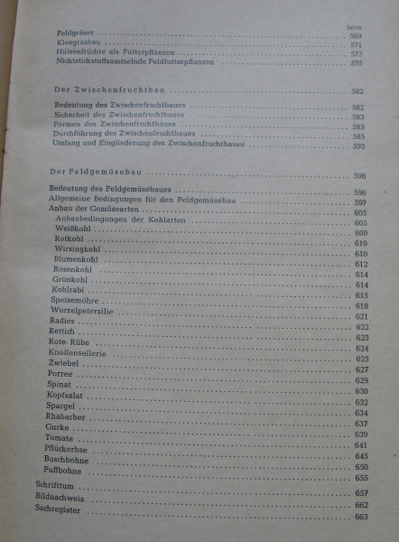 Acker- und Pflanzenbau, Walter Kiel, DDR 1954