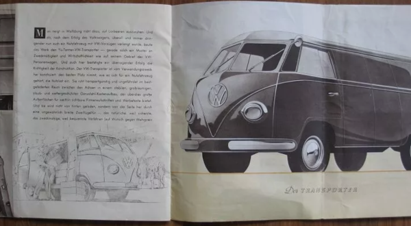 Prospekt Der Volkswagen, VW Käfer, Cabriolet, Bus