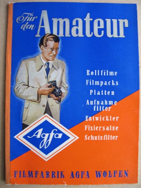 Prospekt/ Werbeheft AGFA Wolfen, DDR 1952