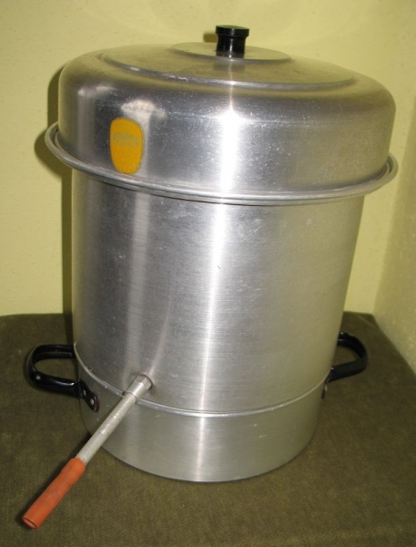 Entsafter, Dampfentsafter, Fruchtentsafter, Aluminium, DDR