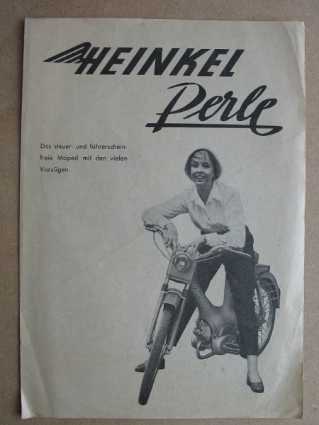 Prospekt Heinkel Perle, um 1960
