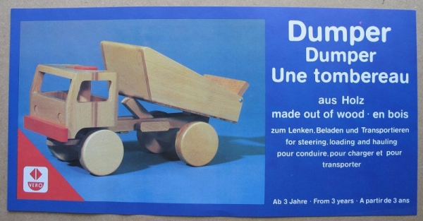 Kartonaufkleber, VERO Dumper