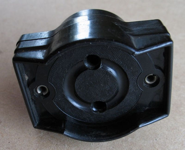 Dreifachverteiler, Dreifachstecker aus Bakelit, PWB, #3