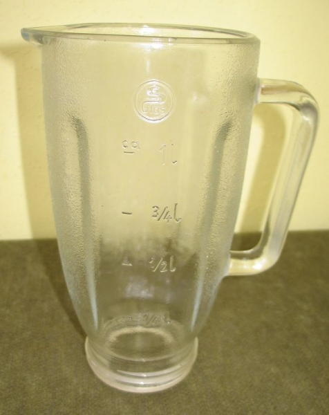 Mixbecher, Mixtulpe, Mixaufsatz Küchenmaschine KOMET KM6 KM7, mit Literangabe, DDR, #5