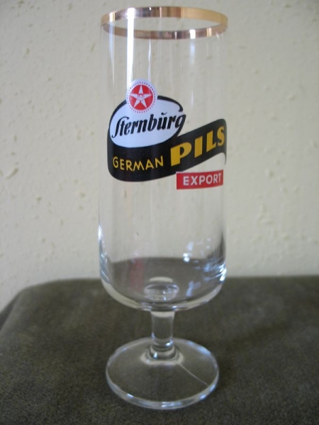 Sternburg German Pils Export, Bierglas DDR