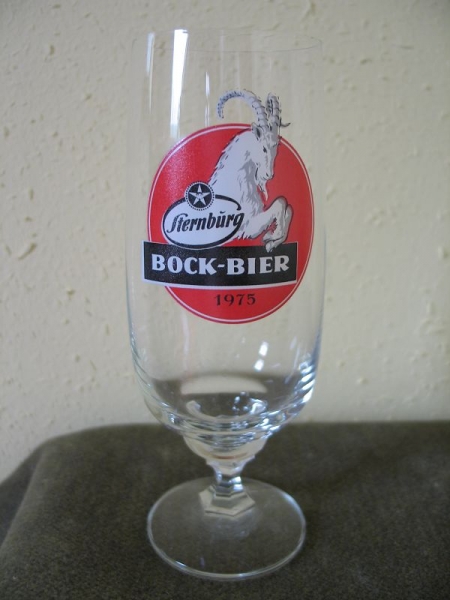 Sternburg Bock- Bier, Bierglas DDR 1975