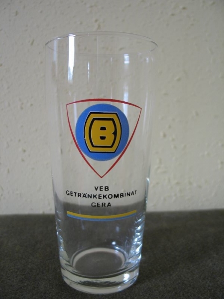 VEB Getränkekombinat Gera, Bierglas DDR