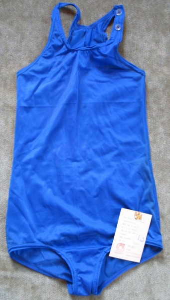 Mädchen Wettkampf- Schwimmanzug, Badeanzug, DDR, Größe 128, Sporett