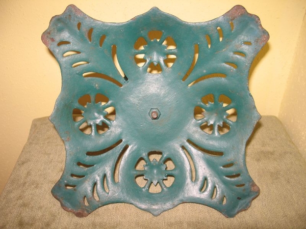 Weihnachtsbaumständer, Christbaumständer, Tannenbaumständer "Fröhliche Weihnachten", um 1920, Jugendstil