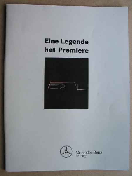 Mercedes-Benz UNIMOG, Eine Legende hat Premiere