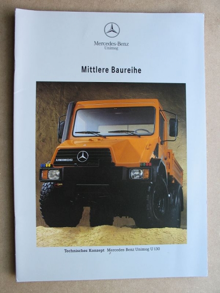 Prospekt Mercedes- Benz UNIMOG, Mittlere  Baureihe