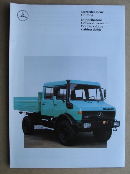 Prospekt Mercedes- Benz UNIMOG Doppelkabine