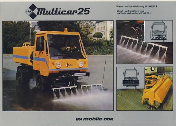 Multicar 25 Wasch- und Sprühfahrzeuge, DDR 1984