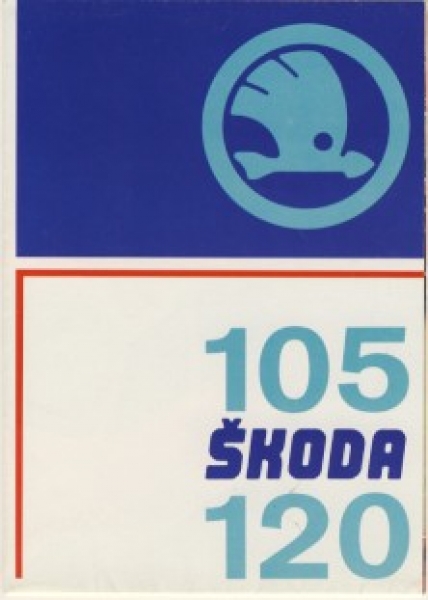 Prospekt Skoda 105, 120, um 1980