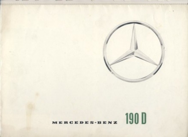 Mercedes 190 D, 60-er Jahre