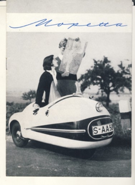 Prospekt Mopetta, Brütsch, Opel, 50-er Jahre