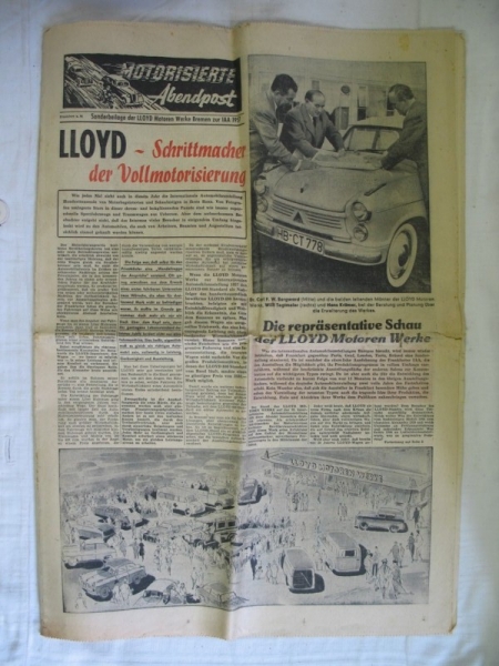 LLoyd, Borgward, 1957