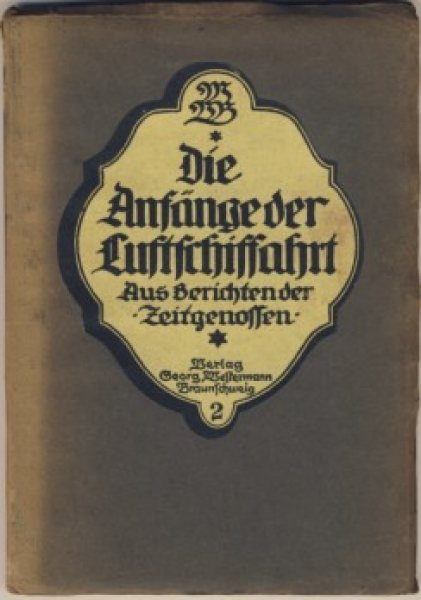Die Anfänge der Luftschiffahrt, 1920