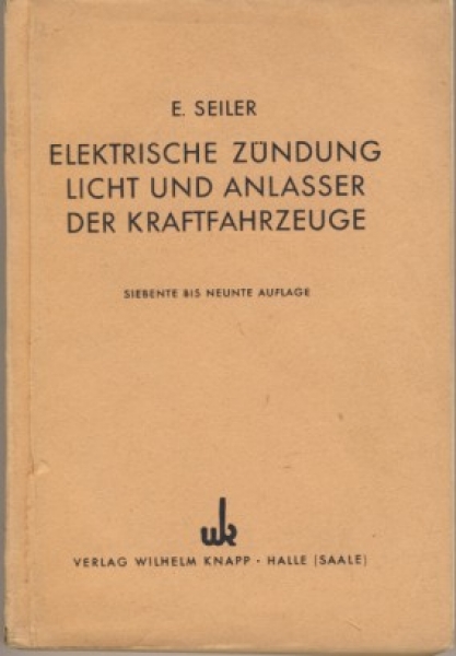 Elektrische Zündung, Licht und Anlasser der Kraftfahrzeuge, 1948