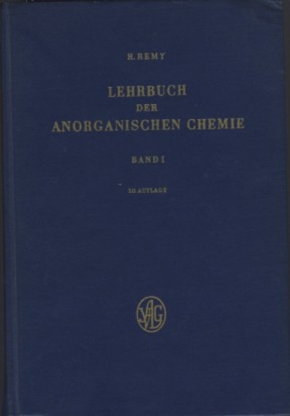 Lehrbuch der anorganischen Chemie, 2 Bände, 1959- 1960