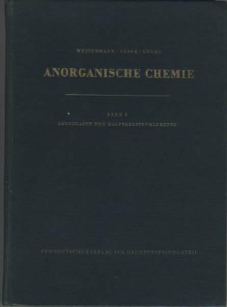 Anorganische Chemie, 2 Bände, 1961