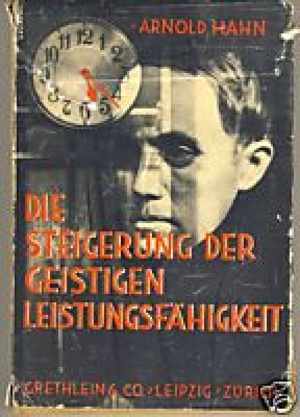 Die Steigerung der geistigen Leistungsfähigkeit, 1929