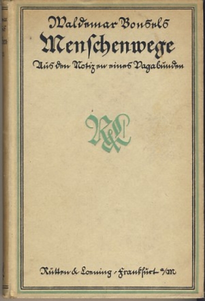 Menschenwege, 1922