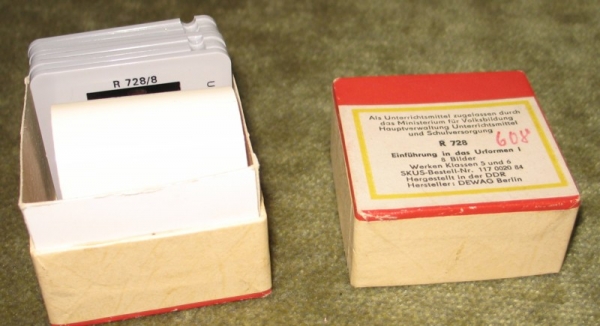 Diaserie,  DDR, "Mitose"  (Nr.93)