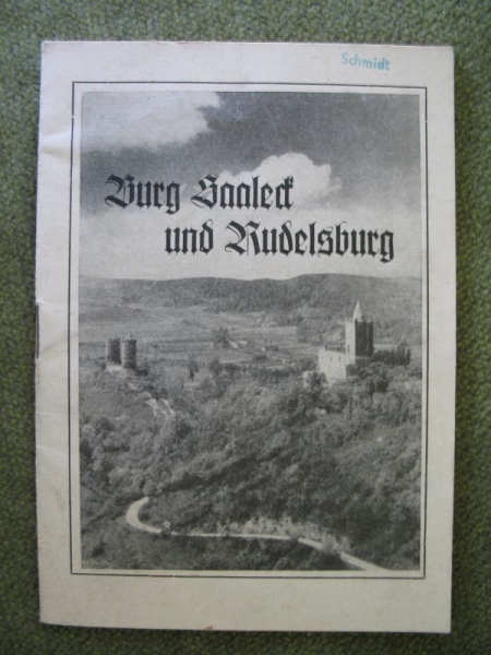 Burg Saaleck und Rudelsburg, 1954
